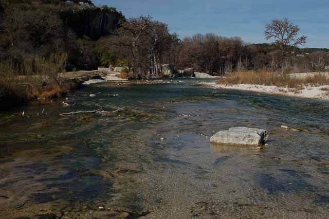 the Frio River near Concan